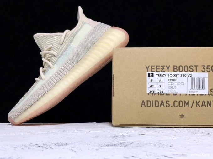 Adidas 350 Yeezy Boost Citrin V2 FW3042 0717